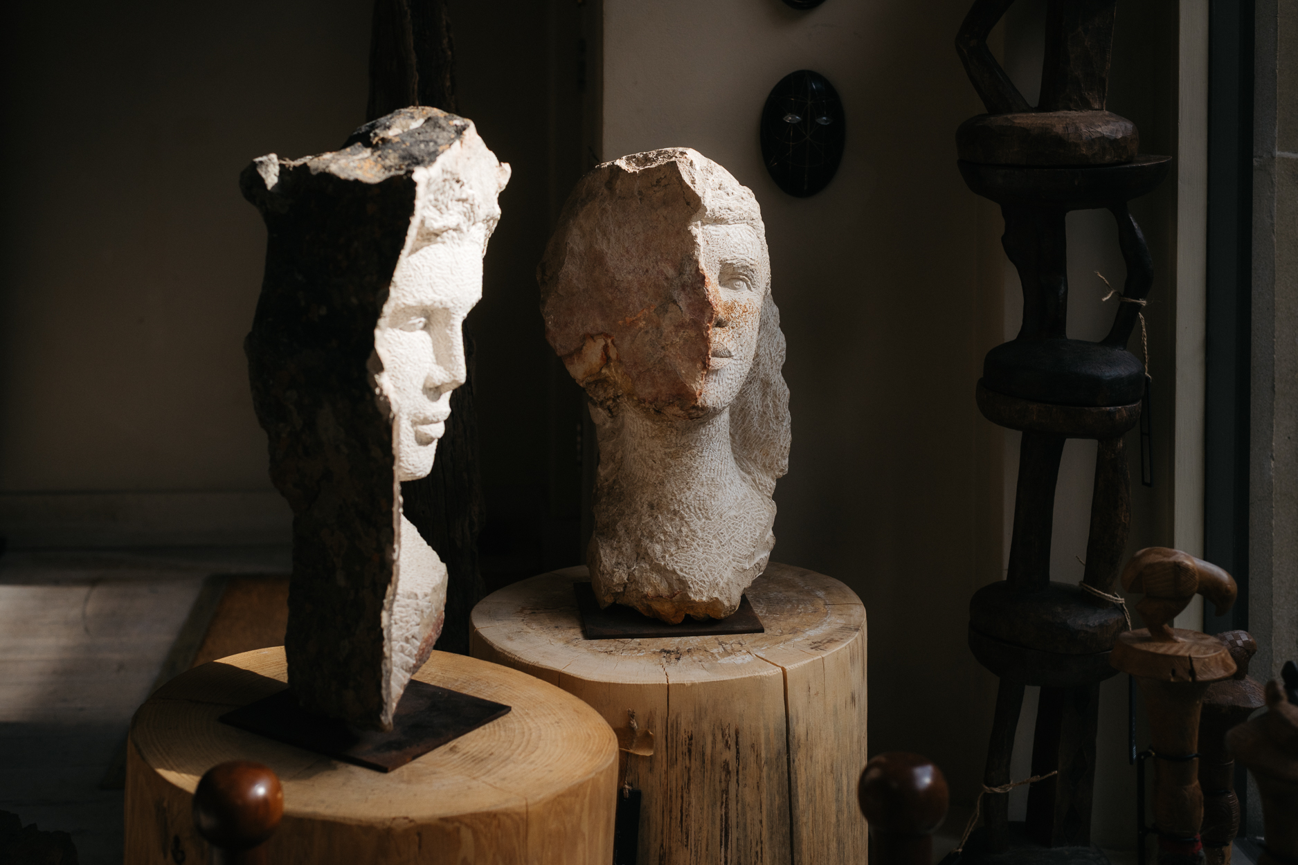 Beaded Cameroun Shield - Wall Art / EVOKE London 